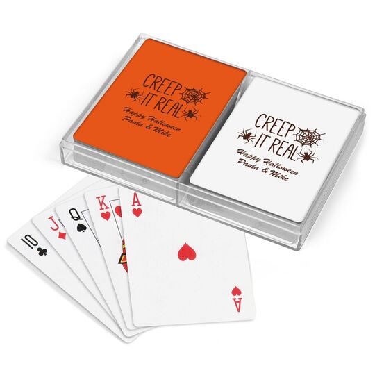 Creep It Real Double Deck Playing Cards